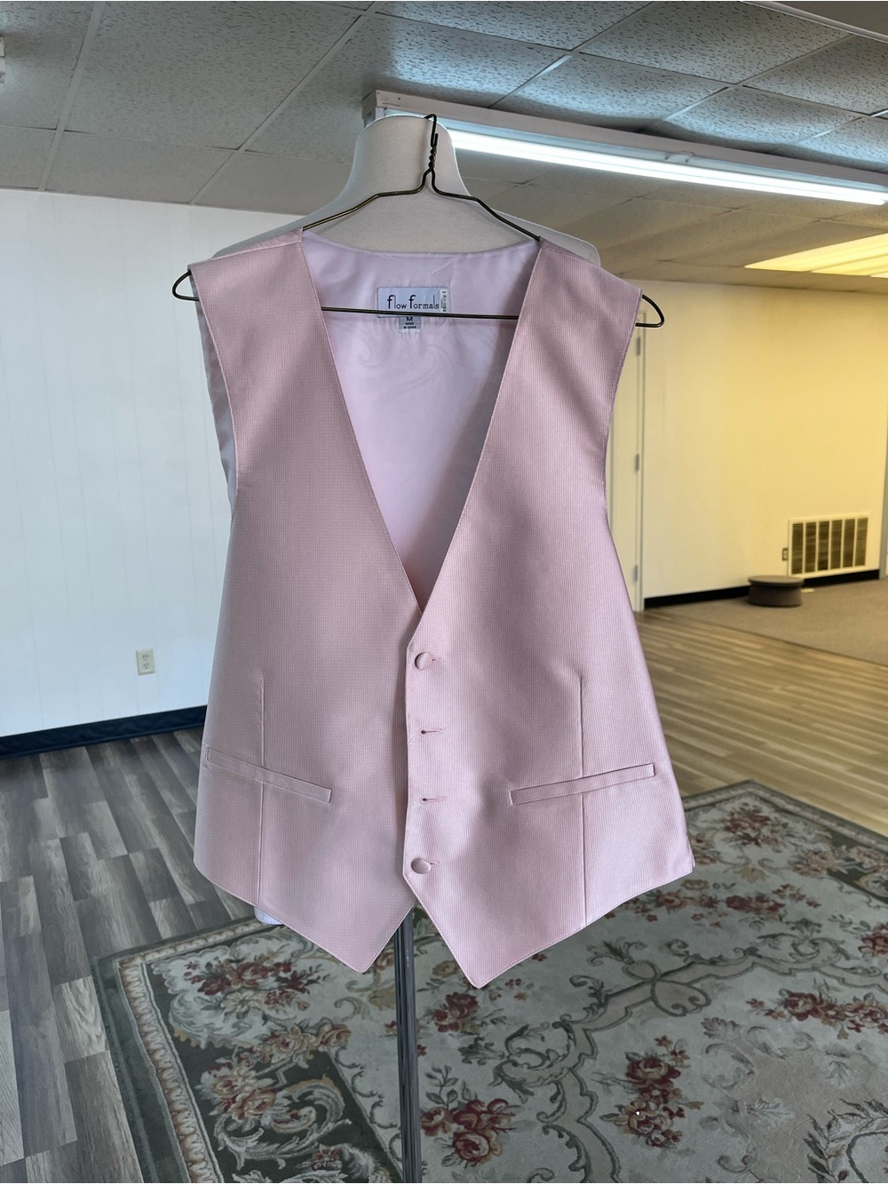 Men’s Light Pink Dress Vest